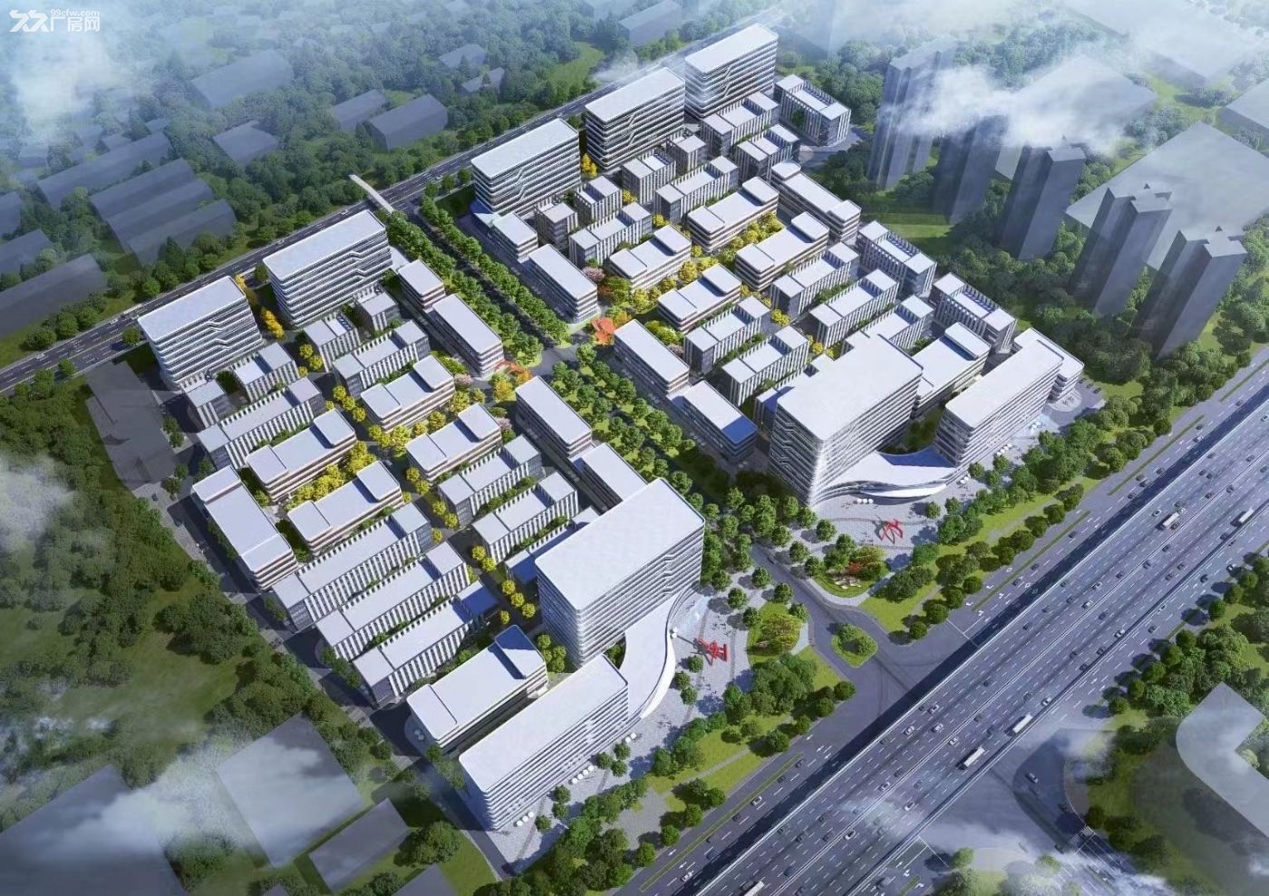 沌口地铁口开发商办公楼厂房出租出售